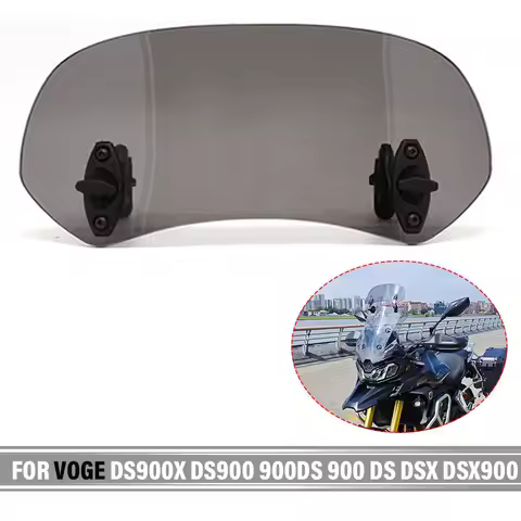 For VOGE DS900X DS900 900DS 900 DS DSX DSX900 900DSX Motorcycle Windshield Clamp-On Variable Windscr