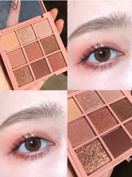 Phấn Mắt 3CE Nine Colors Palette Overtake Orange Brown Matte Deep Brown Nine Squares Eyeshadow Palet