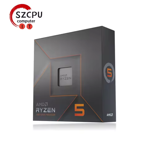 AMD Ryzen 5 7600X R5 7600X 4.7 GHz 6-Core 12-Thread CPU 5NM L3=32M 100-000000593 Socket AM5 New Seal