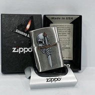 ORIGINAL ZIPPO 49488 SWORD SKULL