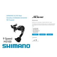SHIMANO ALIVIO 9 SPEED RD - M3100 - SGS  - Rear Derailleur SHIMANO SHADOW RD 9-speed