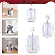 [Phenovo] Rotating Brochure Holder Premium Clear Flyer Holder Brochure Display Rack