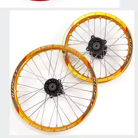 Off-road Motorcycle Wheels Aluminum Alloy Rims 17 inch Front Wheel Hub Aluminum Rims 14 inch Rear Wh