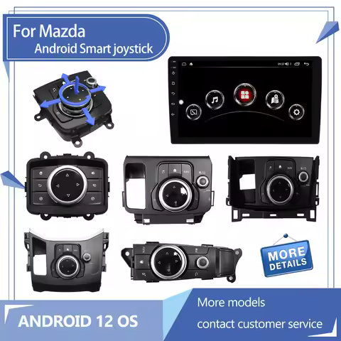 for Mazda standard multimedia Android navigation player 9-inch multi-function joystick 1280*720 QLED