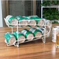 罐裝飲料雙層收納架