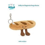 Jellycat Baguette bag charm bread keychain