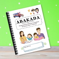 ABAKADA Filipino Reading practice Workbook Mag ensayo magbasa ng ABAKADA - kindergarten to grade one