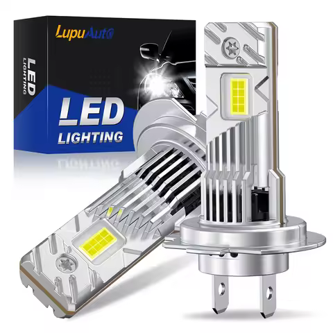 2Pcs H7 6500K LED Headlight Bulbs High Low Beam H7 Super Bright 30000LM 12V 6500K 4300K Car Motorcyc