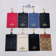 Coach Metal Logo Card Holder ID Lanyard Name Tag Pro Edition