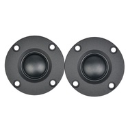 2Pcs Tweeter 1.5Inch 6Ohm 30W Dome Silk Film Tweeter Hifi Treble Speaker Audio Loudspeaker with Heat