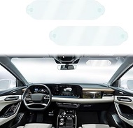 QQWD 2PCS EZ Pass Holder for Windshield, Transponder Holder with Strong Suction Cups, Acrylic EZ Pas