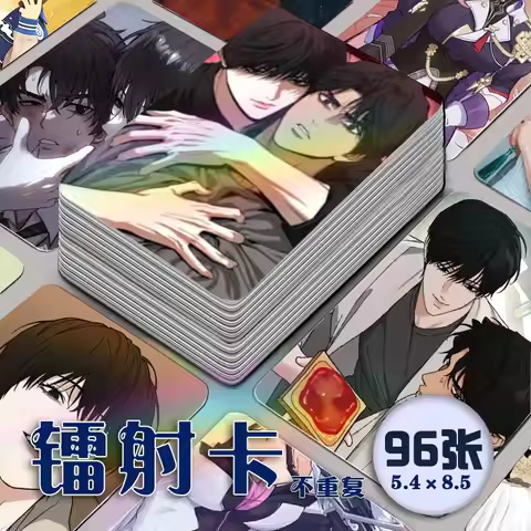 Walk in My Shoes Manhwa Bl Photocards Reverse Thinking Laser Photo Lomo Cards 96pcs/set