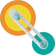 Circle Cutter 2cm/0.8 Inch Plastic Rotating Circular Paper Cutter Adjustable Circle Cutting Knife Fo