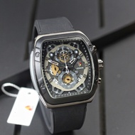 Jam Tangan Pria Leopard 8802 Tali Karet Chronograp Aktif