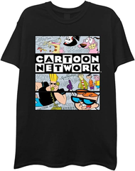Kaos Vintage Pria Cartoon Network - Johnny Bravo Kaos Laboratorium Dexter