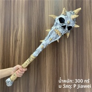 พิมพ์เลียนแบบตัวละคร Marvel Thor Hammer of Thor Stormbreaker Rubber Model Toy War Worn Version Aveng
