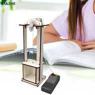 [SharprepublicefMY] Wooden Building 3D Puzzles Developmental Toy Elevator Toy for Children