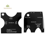 2Pcs Guitar Making Template Acrylic Neck Shaping Templates Set Repair Reference Tool for  Guitar 000