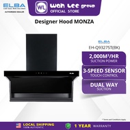 ELBA 2000m³/hr Power Designer Hood MONZA SERIES EH-Q9327ST(BK) WITH GESTURE MOTION 2.0 WAH LEE STORE