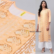 @@[Size M, XL & 4XL] Dailywear Crepe Kurti - Top only