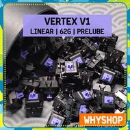 [Free box] Switch JWICK JWK Vertex V1 | Linear 62g Genuine mechanical keyboard switch with prelube