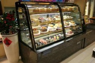 全新品前滑門弧形臥式蛋糕甜點、巧克力、肉品、食品冷藏展示櫃