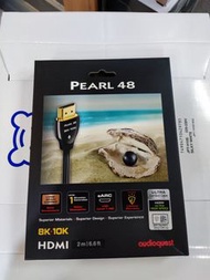 香港行貨 美國 線聖 Audioqest PEARL 48 8K 4K 10K HDMI 線 2米長