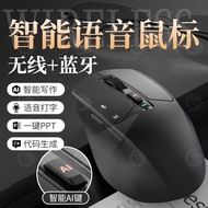 New Product AI Intelligent Voice Mouse Big Model ai Painting PPT Artificial Translation Writing Blue
