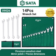 SATA 14pcs Full-Polished Double-Ended Quick-Release Extended Set 09026 - Wrench Set