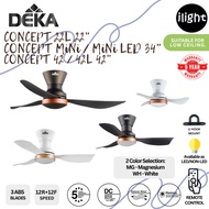 DEKA CONCEPT Mini Baby Fan 22” 34” 42” Inches Suitable for Low Ceiling fan 12F+12R Speed Remote Cont