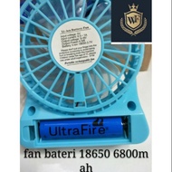 Fan bateri only Kipas rechargeable bateri 18650 3.7v 6800mah