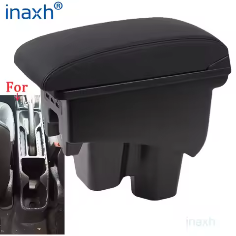 For Honda City Armrest Box for Honda New City Car Armrest Heighten Double Layer Storage Box Retrofit
