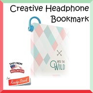 Creative Personality Headphone Bookmark Penanda Buku Alat Dengar Kreatif