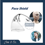 (1 pcs) full face shield transparent face mask block Face Shield adult oversize sheild
