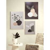 <With Frame> Wall Art 40x60cm Brown Eucalyptus/Canvas Art/Canvas Frame/picture frame/gambar frame/po