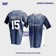 Kpop TREASURE3 Edition Full Printing Baseball Jersey