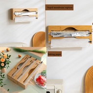 Cling Film Dispenser Cling Film Cutter Box Reusable Cling Film Dispenser with Cutter Plastic Wrap Wi