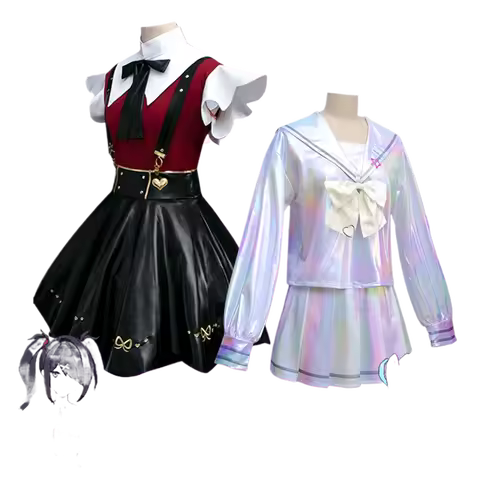 2026Game NEEDY GIRL OVERDOSE KAngel Cosplay Costume Full Set of Clothing Sailor Suit Jk Uniform Lase