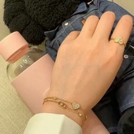 Dior outlet CD 心形雙鏈手鏈 Dior bracelet 全套包裝📦順豐包郵