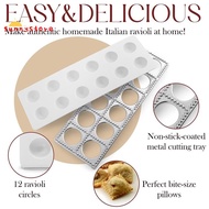 Ravioli Maker Press Mold Potsticker Meat Dumpling Maker , Ravioli Stamp Pasta Making Kit Pasta Makin