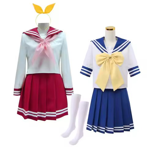 Unisex Anime Cos Hiiragi Kagami Izumi Konata Hiiragi Tsukasa Cosplay Costume Custom Size
