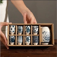 set Of Liquor glass Japanese Sake Ceramic Material shot