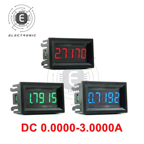 0.56 Inch Four-Wire Five-Digit High-Precision DC Digital Ammeter DC 0.0000-3.0000A Current Tester Me