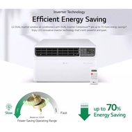 LG LA150EC 1.5HP Dual Inverter Window Type Aircon, 70% Energy Savings x@~M