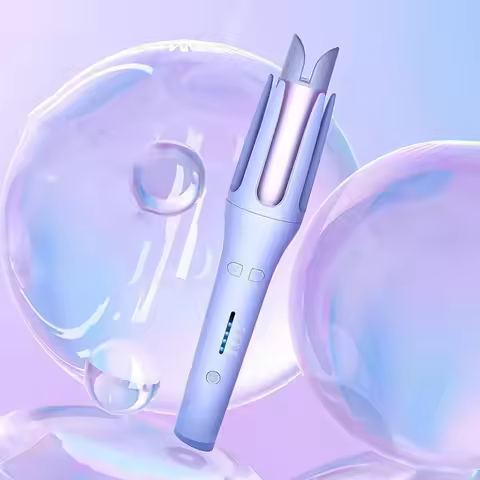 Hair Curler Automatic Rotating Negative Ion Non Damaging Hair Curling Iron Portable Hair Curler Auto