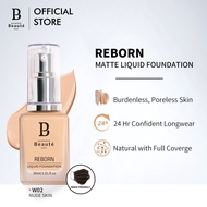 [BPOM]Premiere Beaute Reborn Matte Liquid Foundation Make Up Poreless Natural(Tahan Lama Hingga 24 J