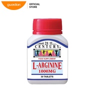 21St Century L-Arginine 1000Mg 30's