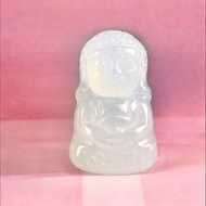 冰種翡翠精雕寶寶佛 | 天然緬甸玉翡翠A貨 | 送禮