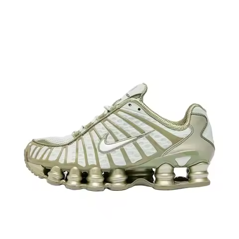 Nike Shox TL Women's Running Shoes, Retro Style, Height Increasing, Anti-slip Sneakers, Green