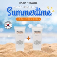 MIGUHARA [ Buy 1 Free 1 ] Daily Care Sunscreen SPF 50++++ [ Hybrid Sunscreen  & No white cast ]